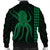 Hawaii Octopus KaKau Polynesian Bomber Jacket - Green - AH - Polynesian Pride