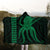 Hawaii Octopus KaKau Polynesian Hooded Blanket - Green - AH - Polynesian Pride