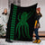 Hawaii Octopus KaKau Polynesian Premium Blankets - Green - AH - Polynesian Pride