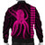 Hawaii Octopus KaKau Polynesian Bomber Jacket - Pink - AH - Polynesian Pride