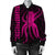 Hawaii Octopus KaKau Polynesian Bomber Jacket - Pink - AH - Polynesian Pride