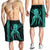 Hawaii Octopus KaKau Polynesian Men's Shorts - Turquoise - AH - Polynesian Pride