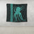 Hawaii Octopus KaKau Polynesian Tapestry - Turquoise - AH - Polynesian Pride