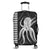 Hawaii Octopus KaKau Polynesian Luggage Covers - White - AH Black - Polynesian Pride