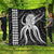 Hawaii Octopus KaKau Polynesian Premium Quilts - White - AH Black - Polynesian Pride