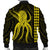 Hawaii Octopus KaKau Polynesian Bomber Jacket - Yellow - AH - Polynesian Pride