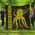 Hawaii Octopus KaKau Polynesian Premium Quilts - Yellow - AH Black - Polynesian Pride