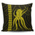 Hawaii Octopus KaKau Polynesian Pillow Covers - Yellow - AH Pillow Covers Black - Polynesian Pride