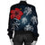 Hawaii Ohana Turtle Hibiscus Galaxy Bomber Jacket - AH - Polynesian Pride