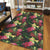 Hawaii Palm Leaves Pineapples Jungle Leaf Area Rug - AH - Polynesian Pride