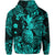 Custom Hawaii Pineapple Polynesian Zip Hoodie Unique Style Turquoise LT8 - Polynesian Pride