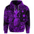 Custom Hawaii Pineapple Polynesian Hoodie Unique Style Purple LT8 - Polynesian Pride