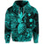 Custom Hawaii Pineapple Polynesian Hoodie Unique Style Turquoise LT8 - Polynesian Pride