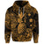 Custom Hawaii Pineapple Polynesian Hoodie Unique Style Gold LT8 - Polynesian Pride