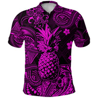 Hawaii Pineapple Polynesian Polo Shirt Unique Style Pink LT8 - Polynesian Pride