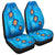 Hawaii Plumeria Turtle In The Ocean Car Seat Covers - AH - John Style Universal Fit Black - Polynesian Pride