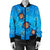 Hawaii Plumeria Turtle In The Ocean Bomber Jacket - AH - John Style - Polynesian Pride