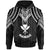 Hawaii Hoodie Polynesian Armor Style Black Unisex Black - Polynesian Pride