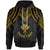 Hawaii Custom Hoodie Polynesian Armor Style Gold Unisex Gold - Polynesian Pride