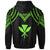 Hawaii Hoodie Polynesian Armor Style Green - Polynesian Pride