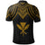 Hawaii Polo Shirt Polynesian Armor Style Gold - Polynesian Pride