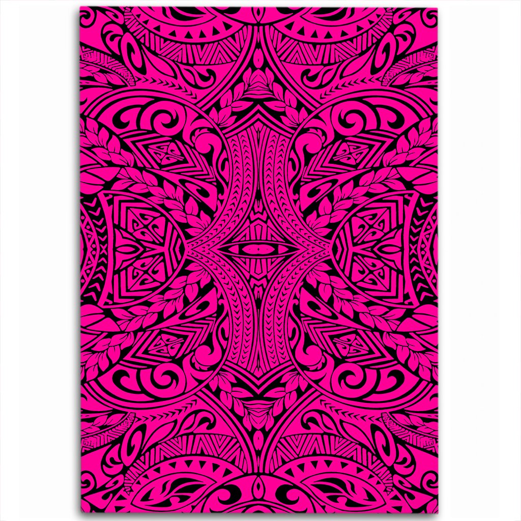 Hawaii Polynesian Culture Pink Area Rug - AH Luxurious - Polynesian Pride