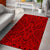 Hawaii Polynesian Culture Red Area Rug - AH - Polynesian Pride