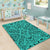 Hawaii Polynesian Culture Turquoise Area Rug - AH - Polynesian Pride