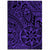 Hawaii Polynesian Hawaiian Style Tribal Tattoo Violet Area Rug - AH Luxurious - Polynesian Pride