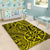 Hawaii Polynesian Hawaiian Style Tribal Tattoo Yellow Area Rug - AH - Polynesian Pride