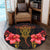 Hawaii Polynesian Hibiscus Animal Round Carpet - AH - Polynesian Pride