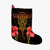 Hawaii Polynesian Hibiscus Animal Christmas Stocking - AH Christmas Stocking 26 X 42 cm Black - Polynesian Pride