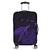 Hawaii Polynesian Hibiscus Turtle Map Luggage Covers Purple - AH Black - Polynesian Pride