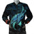 Hawaii Polynesian Honu Sea Hibiscus Bomber Jacket - AH Black Unisex - Polynesian Pride