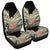 Hawaii Polynesian Hula Girl Wearing Plumeria Car Seat Covers - AH Universal Fit Black - Polynesian Pride