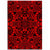 Hawaii Polynesian Kakau Turtle Red Area Rug - AH Luxurious - Polynesian Pride