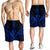 Hawaii Polynesian Kanaka Kakau Men's Shorts - Alan Style Blue - AH - Polynesian Pride