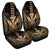 Hawaii Polynesian Kanaka Kakau Car Seat Covers - Alan Style Gold - AH Universal Fit Black - Polynesian Pride