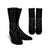 Hawaii Polynesian Kanaka Kakau Crew Socks - Alan Style Gray - AH Crew Socks White - Polynesian Pride