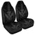 Hawaii Polynesian Kanaka Kakau Car Seat Covers - Alan Style Gray - AH Universal Fit Black - Polynesian Pride