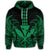 Hawaiian Polynesian Kanaka Kakau Hoodie Alan Style Green - Polynesian Pride