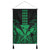 Hawaii Polynesian Kanaka Kakau Hanging Poster - Alan Style Green - AH Hanging Poster Cotton And Linen - Polynesian Pride