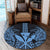 Hawaii Polynesian Kanaka Kakau Round Carpet - Alan Style Pastel - AH - Polynesian Pride