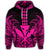 Hawaiian Polynesian Kanaka Kakau Hoodie Alan Style Pink - Polynesian Pride