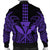 Hawaii Polynesian Kanaka Kakau Bomber Jacket - Alan Style Purple - AH - Polynesian Pride