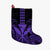 Hawaii Polynesian Kanaka Kakau Christmas Stocking - Alan Style Purple - AH Christmas Stocking 26 X 42 cm Black - Polynesian Pride