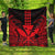 Hawaii Polynesian Kanaka Kakau Premium Quilts - Alan Style Red - AH Black - Polynesian Pride