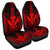 Hawaii Polynesian Kanaka Kakau Car Seat Covers - Alan Style Red - AH Universal Fit Black - Polynesian Pride