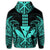 Hawaiian Polynesian Kanaka Kakau Hoodie Alan Style Turquoise - Polynesian Pride