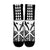 Hawaii Polynesian Kanaka Kakau Crew Socks - Alan Style White - AH - Polynesian Pride